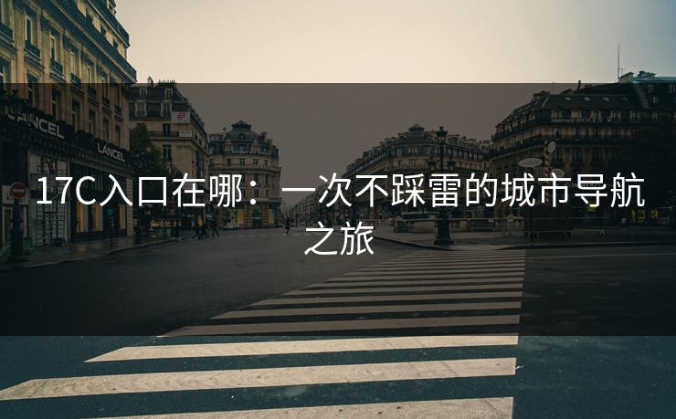 17C入口在哪：一次不踩雷的城市导航之旅